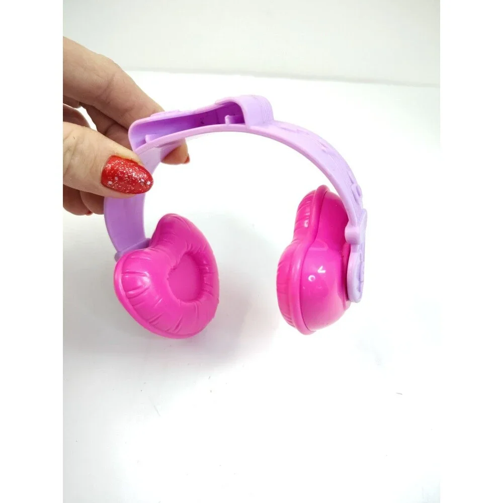 Shopkins Super Mall Headphones Replacement Parts Pink Hearts